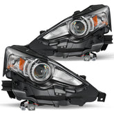 VehicleAid Headlights For 2014-2015 Lexus IS250 Xenon/HID Model